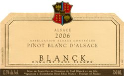 Paul Blanck Pinot blanc d'Alsace